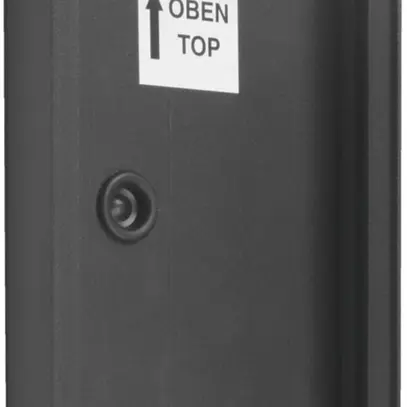 Boîtier AP pour interphone Hager elcom.one 218×92×28.5mm aluminium noir 