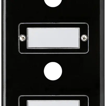 Placca di copertura INC basico 3×1 16+16+16mm nero 