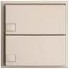 Pulsante KNX RGB EDUE, 250mW, s.LED, 2×pulsante, comando 1×tasto, crema 