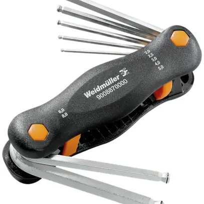 Set di chiavi spina Weidmüller SKS MR SW 2.0/2.5/3.0/4.0/5.0/6.0/8.0 