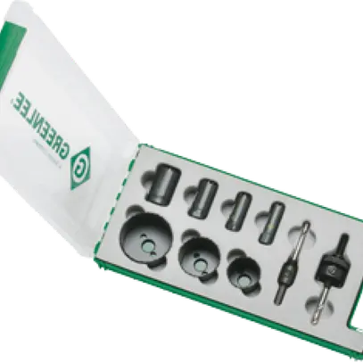 Lochsäge-Set Greenlee HSS-BI-Metall M16-M63 