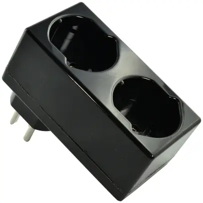 Fiche multiple Warob 2×T15 noir 