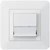 Tasto di suoneria INC A/1L kallysto.trend bianco con porta-etichetta 37×15mm 