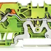 Schutzleiterklemme WAGO TOPJOB-S 2.5mm² 2L grün/gelb Serie 2102 