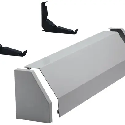 Canale di smistamento Hager univers 5-parti 1300mm grigio 