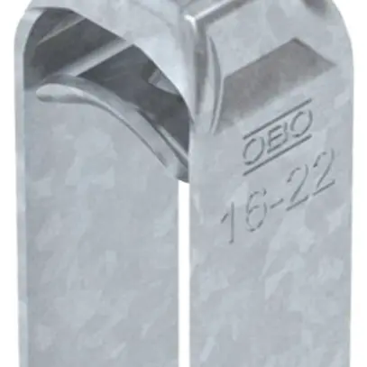 Fixation rapide BET 2056 pied à H métal 16…22mm 3×câble acier Zn-ch-im 