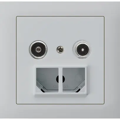 Presa multimedia INS kallysto R-TV c.scat.INS G3 mont.T 19dB 2GHz grigio chiaro 