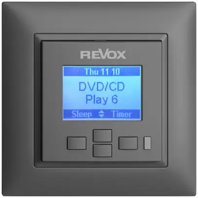 Display da parete INC Revox EDIZIOdue grigio scuro 