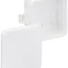 Boîte dérivation AP i 12 vide 85×85×37mm, blanc 