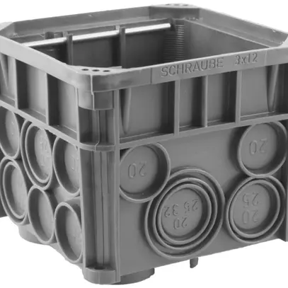 Boîte de dérivation Ammer sans couvercle entrées 20×M20 10×M25 3×M32 