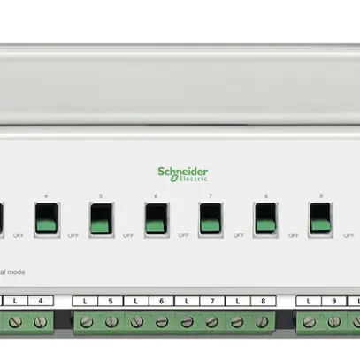 REG-Schaltaktor KNX Schneider Electric 12×230V MTN648495 