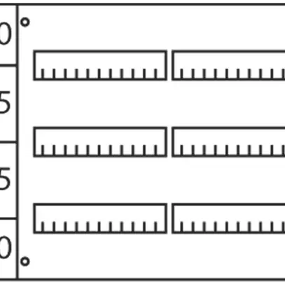 Copertura di distributore 2 file 