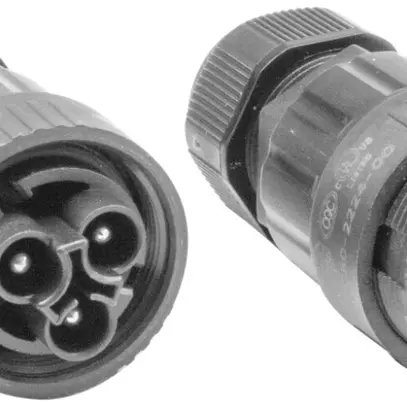 Connecteur Compact High Bay/SiCOMPACT, fiche/prise mobile, 3-pôles, IP65, noir 