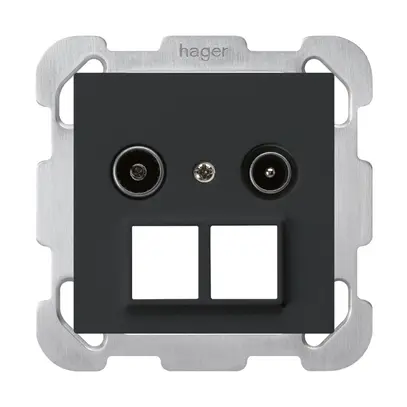 Presa antenna INC R/TV HMS kallysto B 14dB nero 