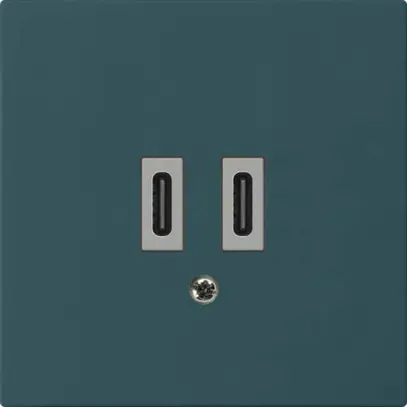 Prise de charge USB Hager kallysto C-C 20W 5V 60×60mm anthracite 