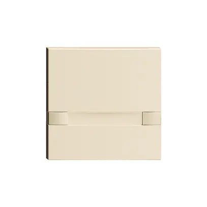 Tasto 1/1 KNX/elettronico senza LED+cart. EDIZIOdue comando 2×crema 