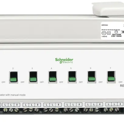 Attuatore-commutatore AMD KNX SE, 8×230V, MTN647893 