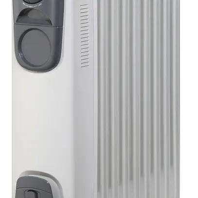Radiatore OFR 9A, 2kW 230V 4.5kg 20×64×60cm bianco/grigio 