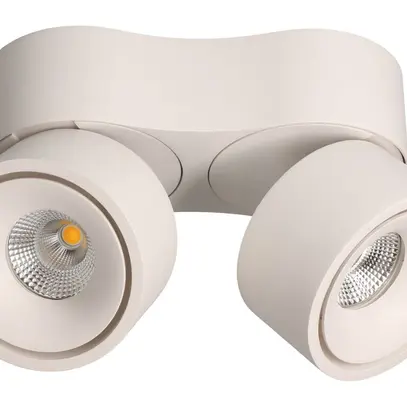 Spot LED maxLUCE DOUBLE SHINE 2×13W 930 2×1100lm 2×36° blanc mat 