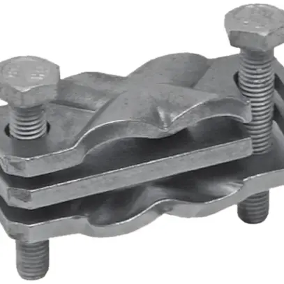 Morsetto a croce e parallelo FE44, acciaio nudo, Ø 6…22mm 