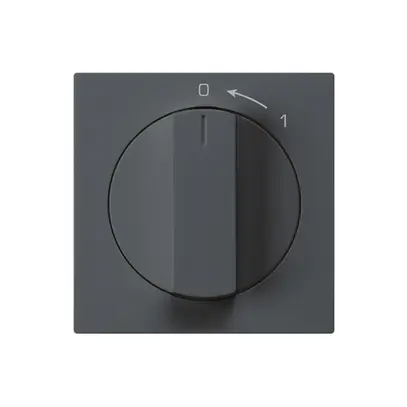 Kit frontal pour contact pivotant anthracite 60×60mm kallysto 0<-1 