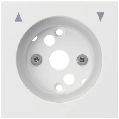 Plaque frontale kallysto pour contact pour stores S5 blanc 