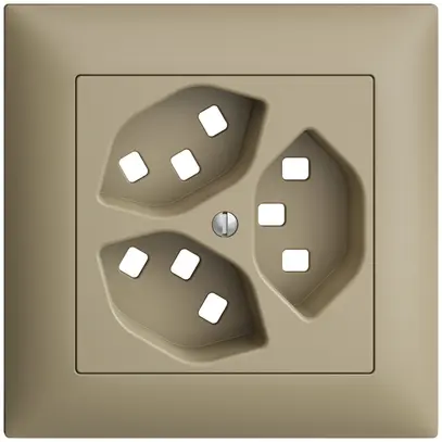 Kit frontale INC EDIZIOdue sand 88×88mm 3×T23 