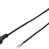 Câble d'appareil plat Tdf 2×1mm² 3m noir fiche T11 