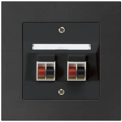 Presa INC audio kallysto.pro 2×nero morsetto per 2 altoparlante 