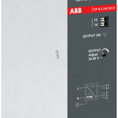 Schaltnetzteil ABB CP-S.1 24/10.0, IN:100…240V, OUT:24VDC/10A 