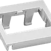 Supporto per moduli di raccordo Panduit 40° senza otturatore 2×RJ45 bianco 