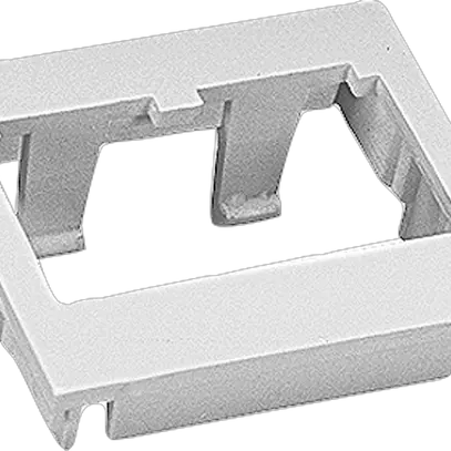 Support pour modules de raccordement Panduit 40° sans obturateur 2×RJ45 blanc 
