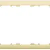 Cadre de recouvrement EDIZIOdue colore pour KNX-Panel 7" vanille 