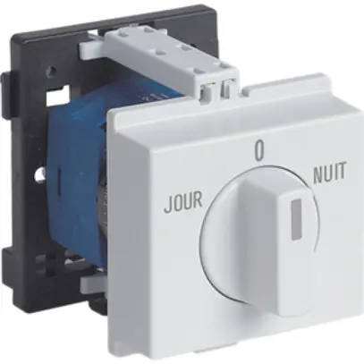 Inter.rotativo AMD K&N, 20A/690V 2/3L, manopola grc, "JOUR-0-NUIT" 