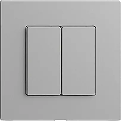 Stazione secondaria per interruttore 2c/2t WLAN Edue Wiser silver 