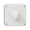 Interruttore rotativo NUP NEVO, 2/1 L, con manopola, KS, 0-1-0-2, bianco 