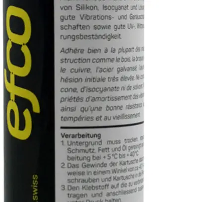 Colle de construction EFCO TILCA FIX HT 290ml 2.5N/mm² 3mm/24h blanc 