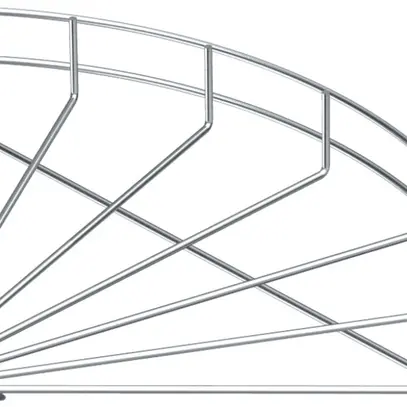 Coude 90° Bettermann 55×300mm galvanisé pour caniveau à grille 