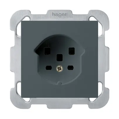 Prise ENC HA kallysto type 25 avec bornes enfichables anthracite 