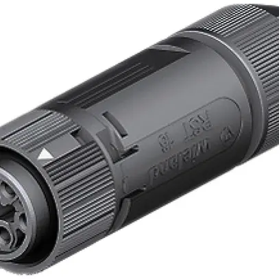 Presa Wieland RST16I5 S B1 ZT6 SW, 5L 250V/400V 16A, nero 