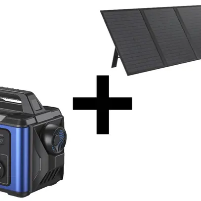 Kit station électrique XLayer Mobile 80000mAh 230VAC/≤300W + module PV 80W 18VDC 