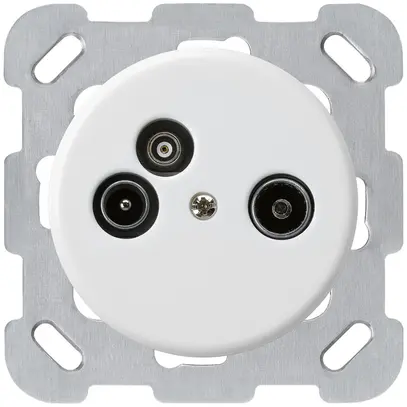 Prise d'antenne ENC TV-R-Données basico B 2GHz 11db blanc 