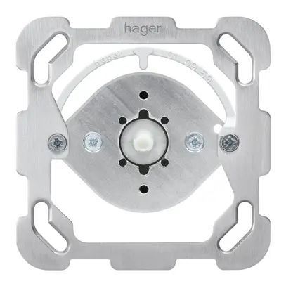Inserto interruttore rotativo Hager S0/3L con piastra di fissaggio 