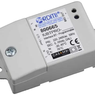 Controllo dell'illuminazione Elektrogros Casambi IUBTPRO, 75×38×22mm 