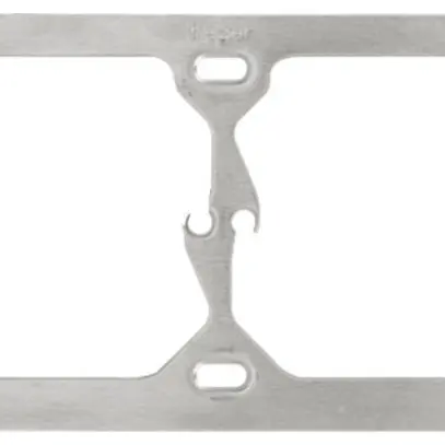 Placca di fissaggio Hager 1×4 hor. 257×77mm 
