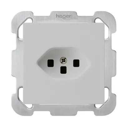 Presa INC kallysto T23 grigio chiaro morsetti ad innesto piastra di fissaggio 