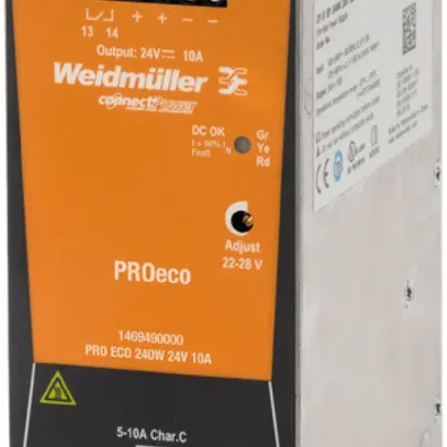 Alimentazione commutazione Weidmüller Connect Power PRO ECO 240W 24V 10A 
