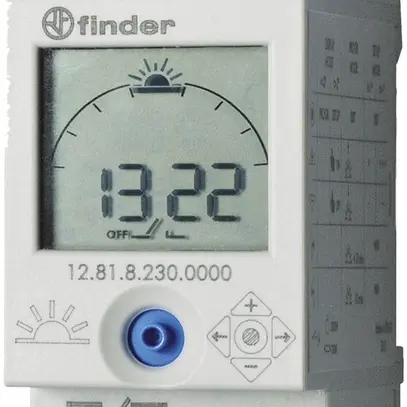 Timer astro AMD Finder 12.81, 1C 16A 230VAC NFC 2UM 