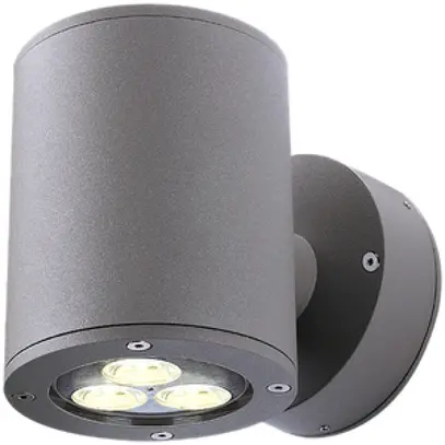 Wandleuchte SLV SITRA WALL UP-DOWN, 2×GX53 9W IP44 anthrazit 