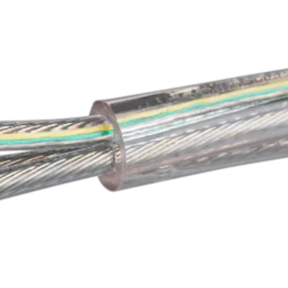 Cavo alimentazione Tdlr 3×0.75mm² trasparente 